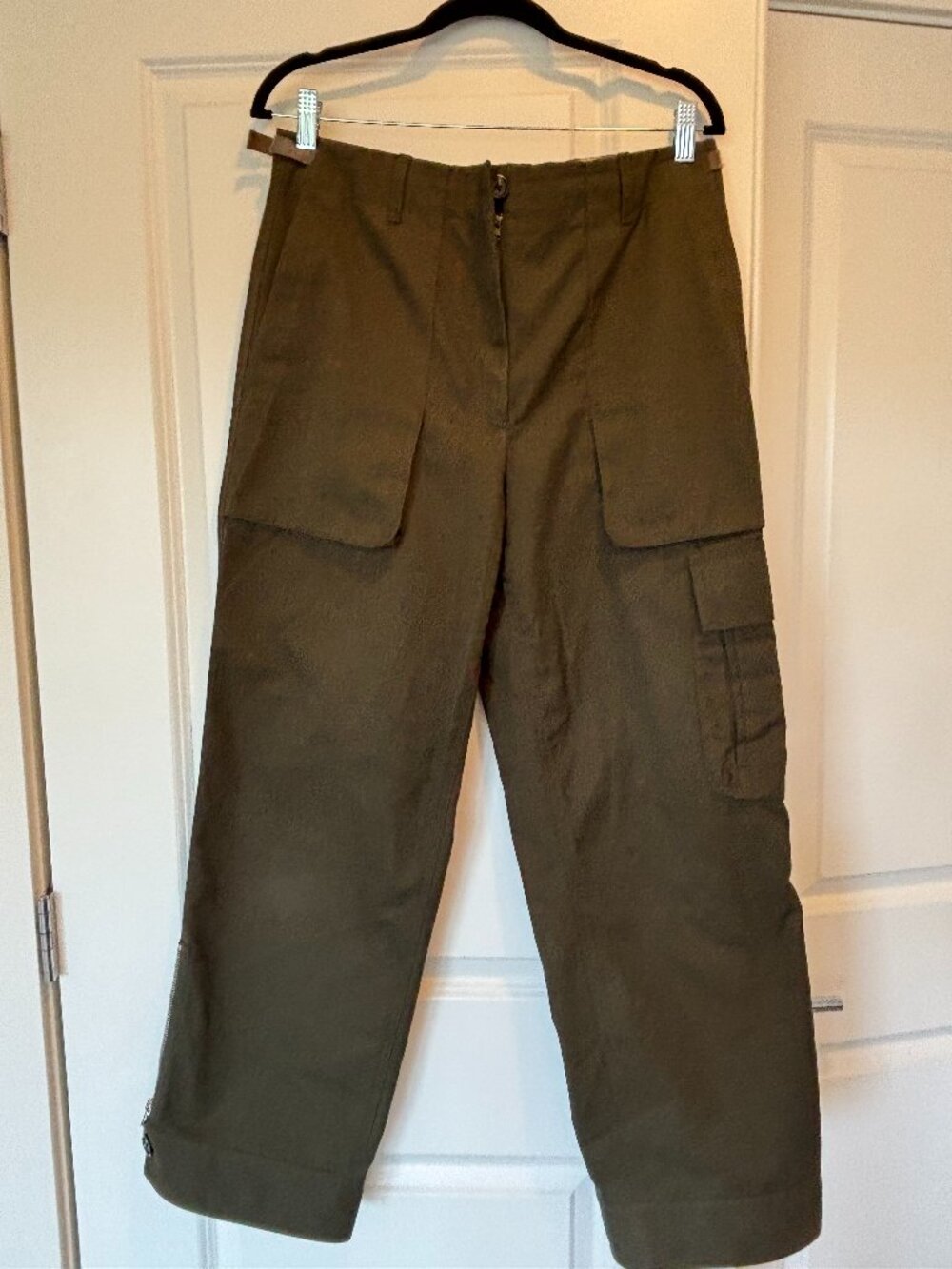 NWOT HELMUT LANG CARGO PANTS OLIVE GREEN SIZE 10